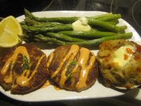 Crabcakes with Comeback sauce.JPG