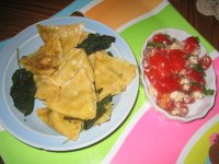 Ravioli with sage butter.JPG