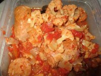 Cauliflower, sausages, tomato.jpg