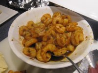 Kentucky Derby 9, Bourbon Shrimp.JPG