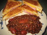 Toasted ham & cheese and beans.jpg