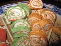 Cream cheese, olive, red pepper roll-ups.JPG