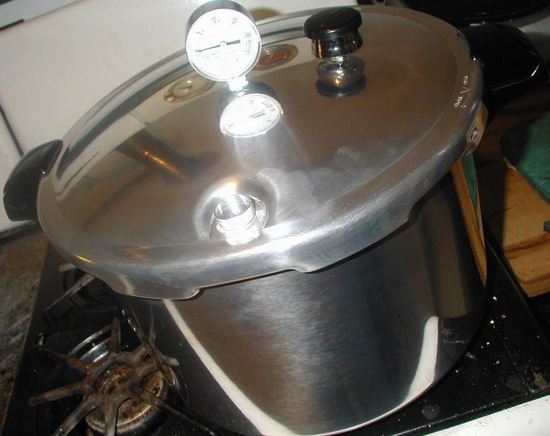 I was just gifted my great grandmother's Presto Cooker Canner no. 21. I  know almost nothing about canning but can't wait to get started! It looks  like it is missing a piece (