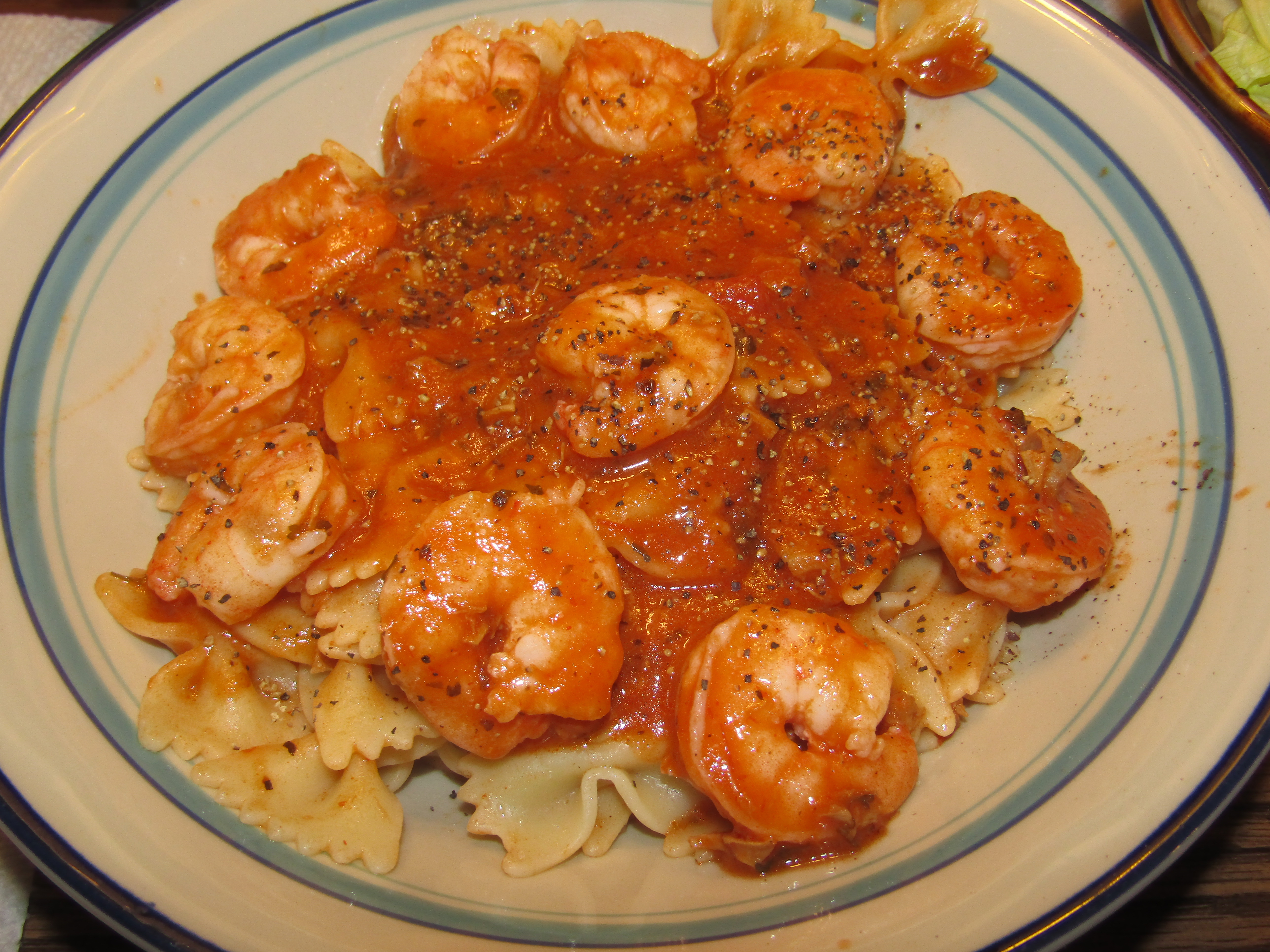 Bowtie Pasta & Shrimp 108-8-25.JPG
