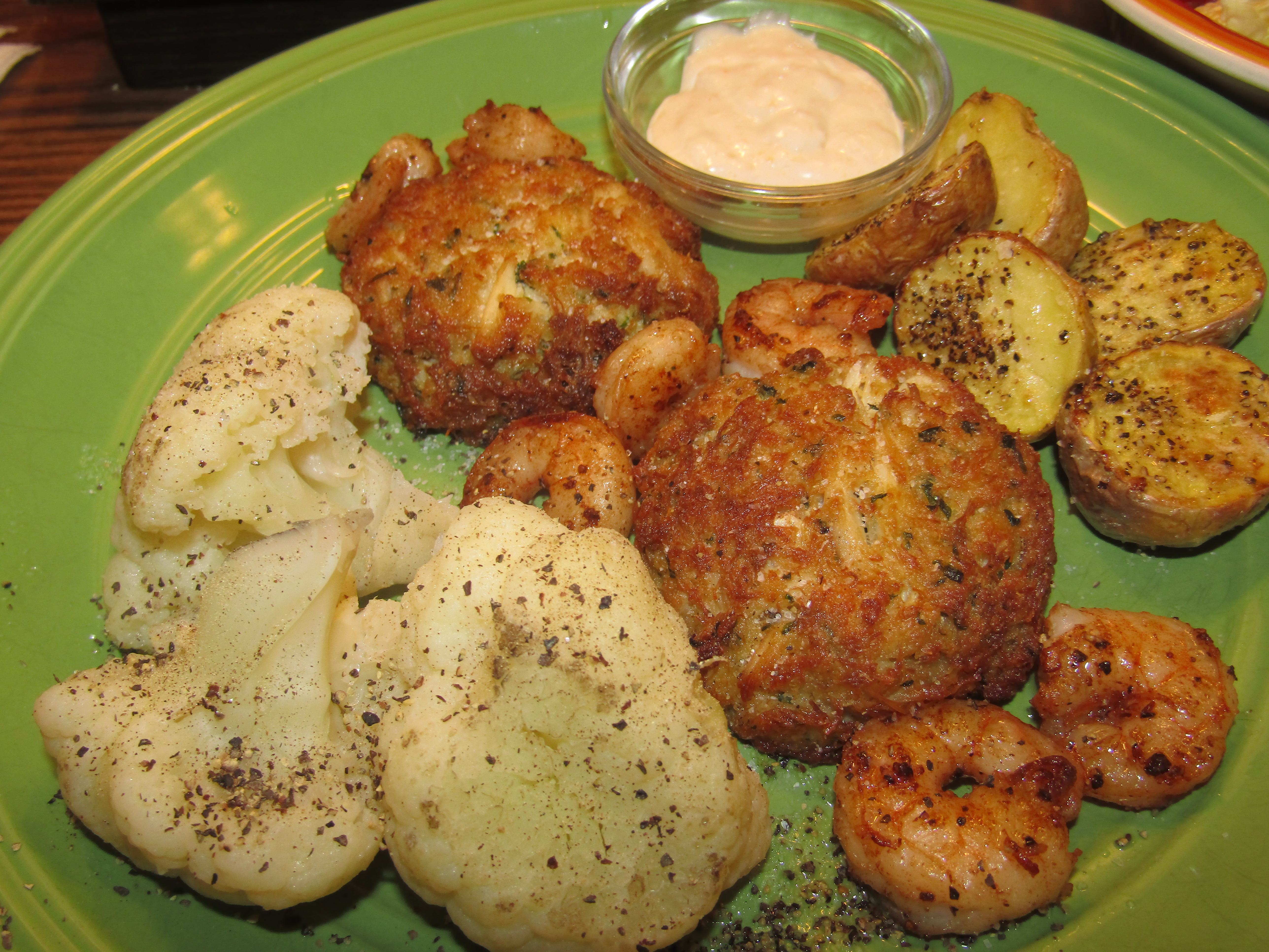 Crab Cakes & Shrimp 3-17-23.JPG