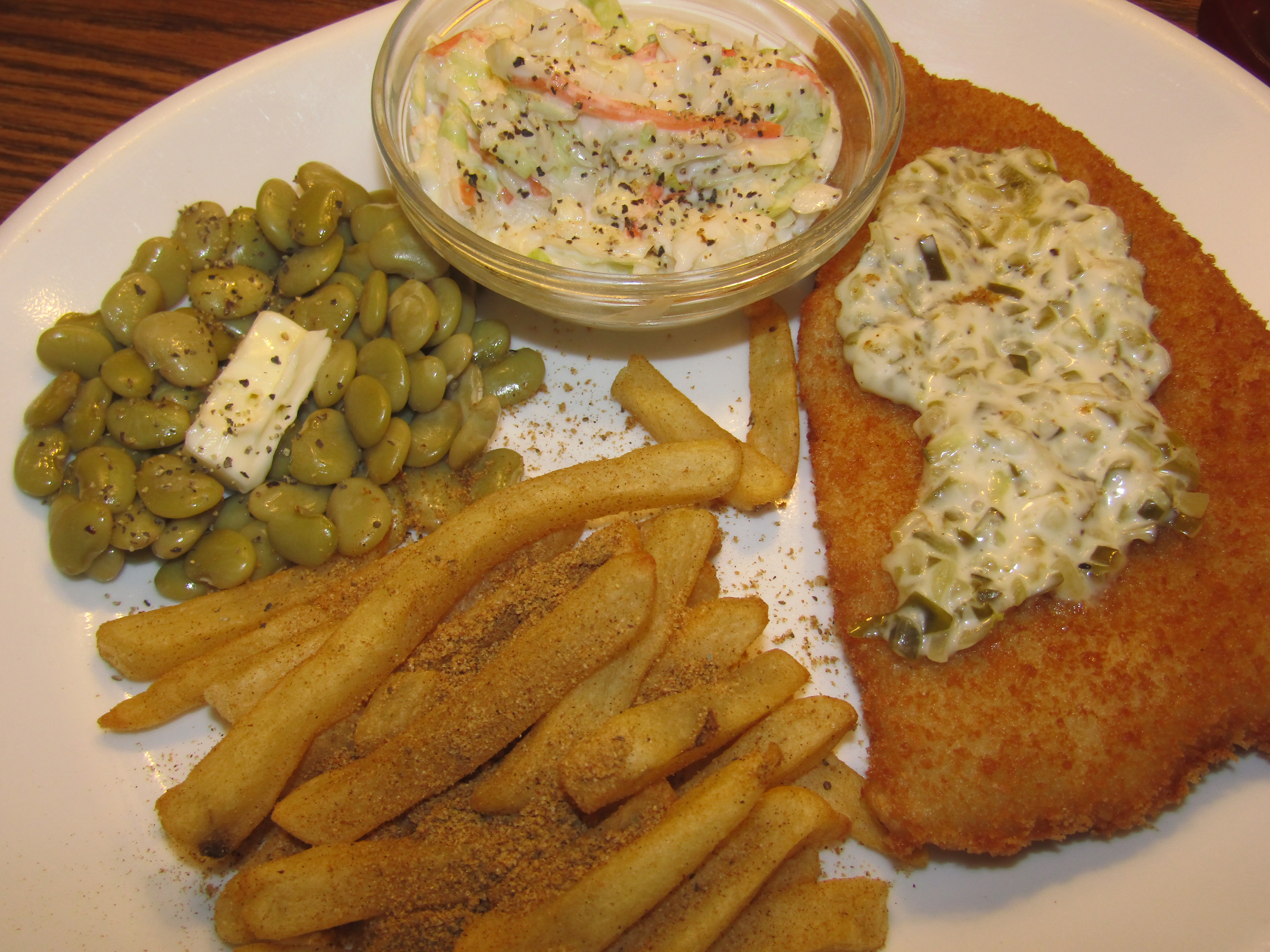 Flounder Filet, Crab Fries.JPG