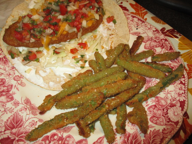 Green beans plated.JPG