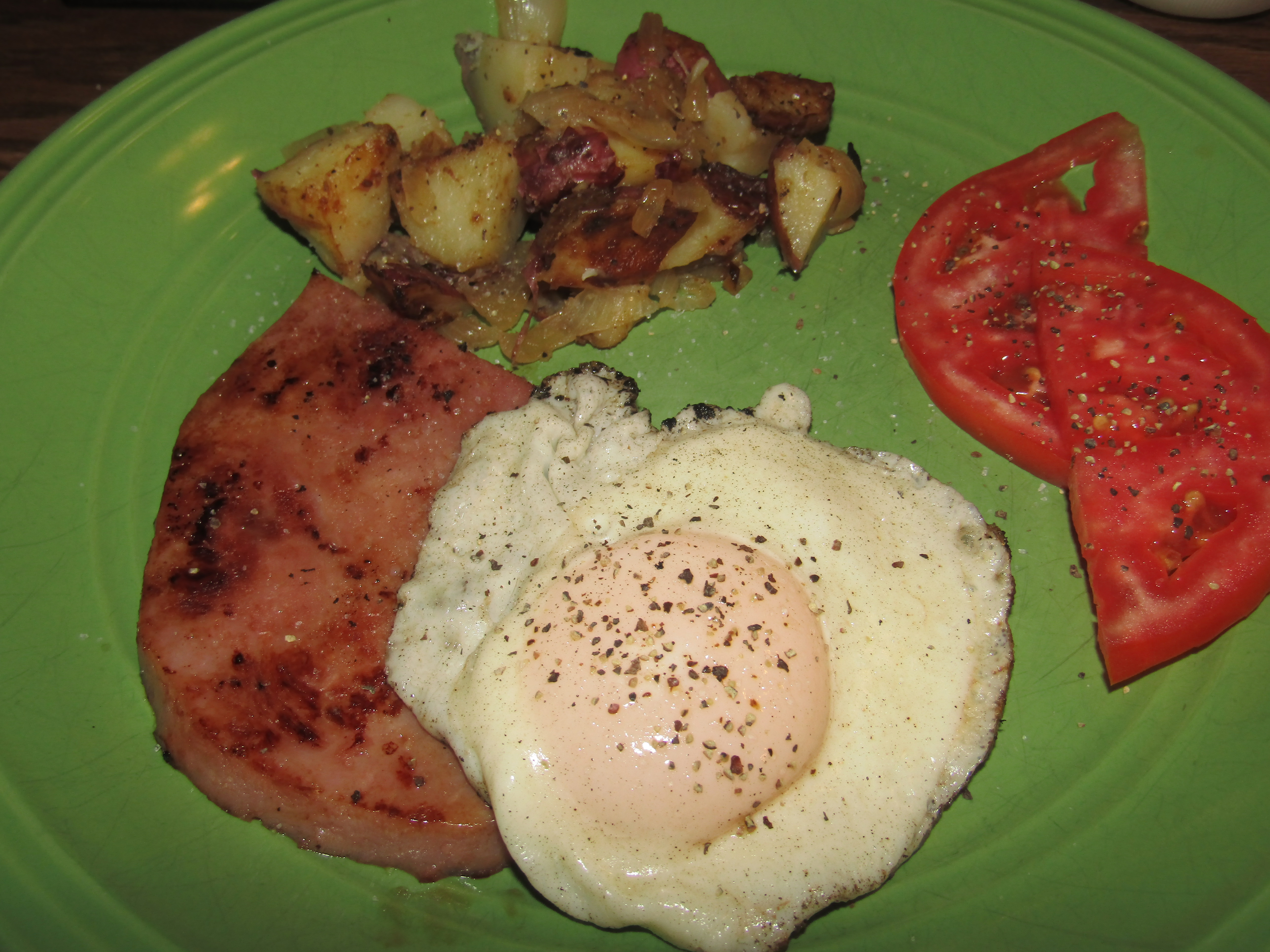 Ham & Egg for Dinner 8-31-25.JPG