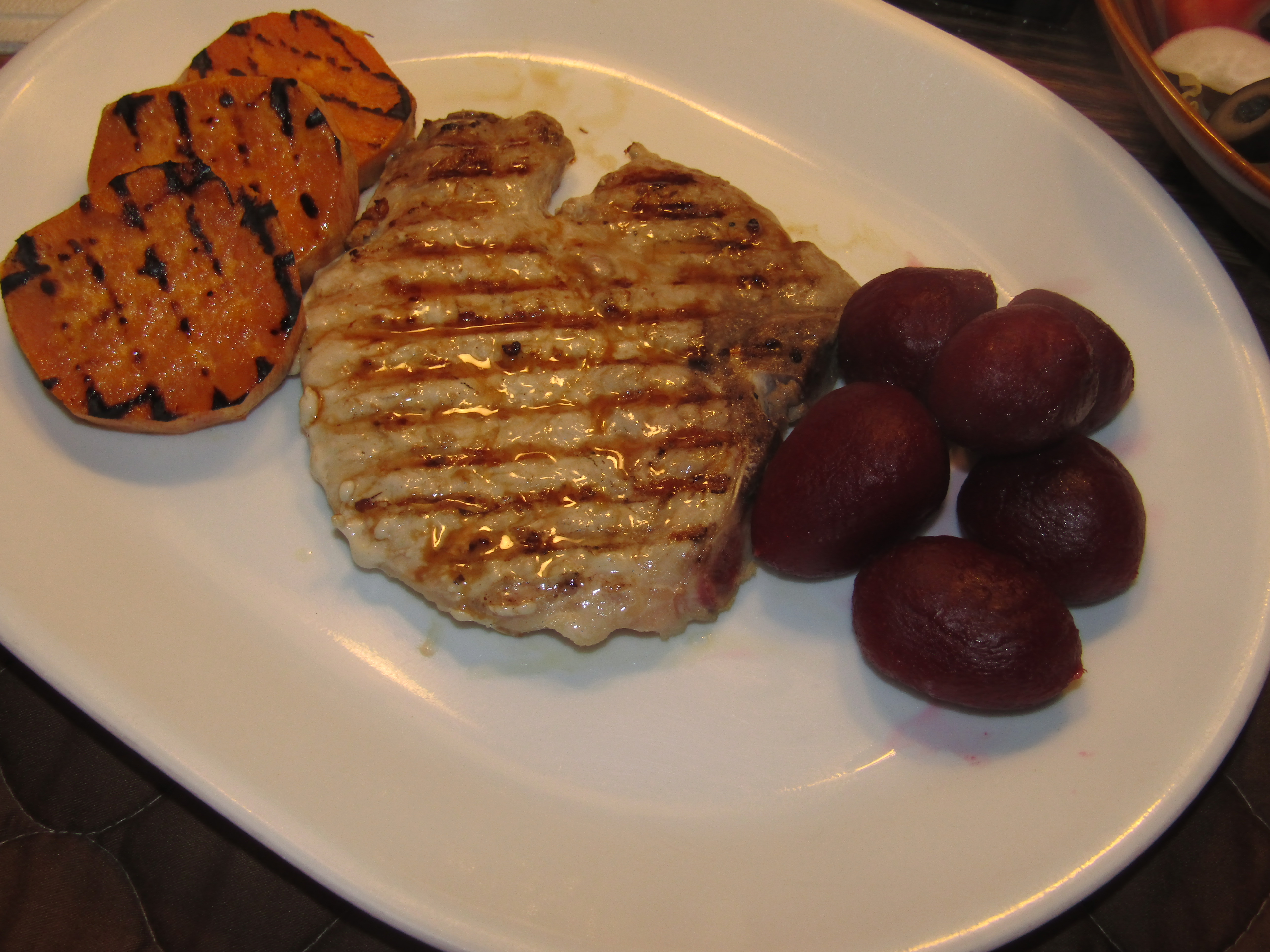 Ham Steak, Grilled 9-28-23.JPG