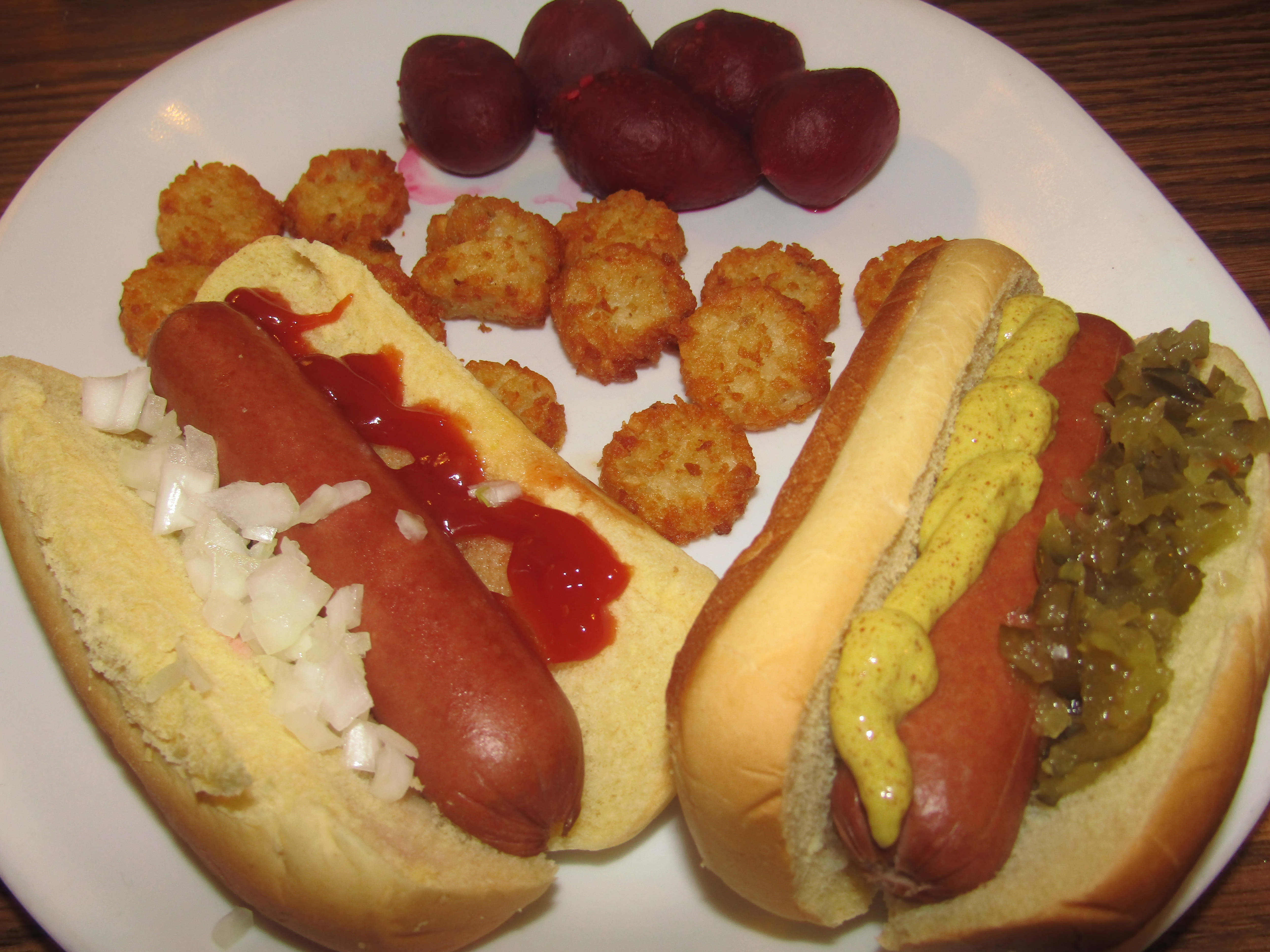 Hot Dogs and Beets.JPG