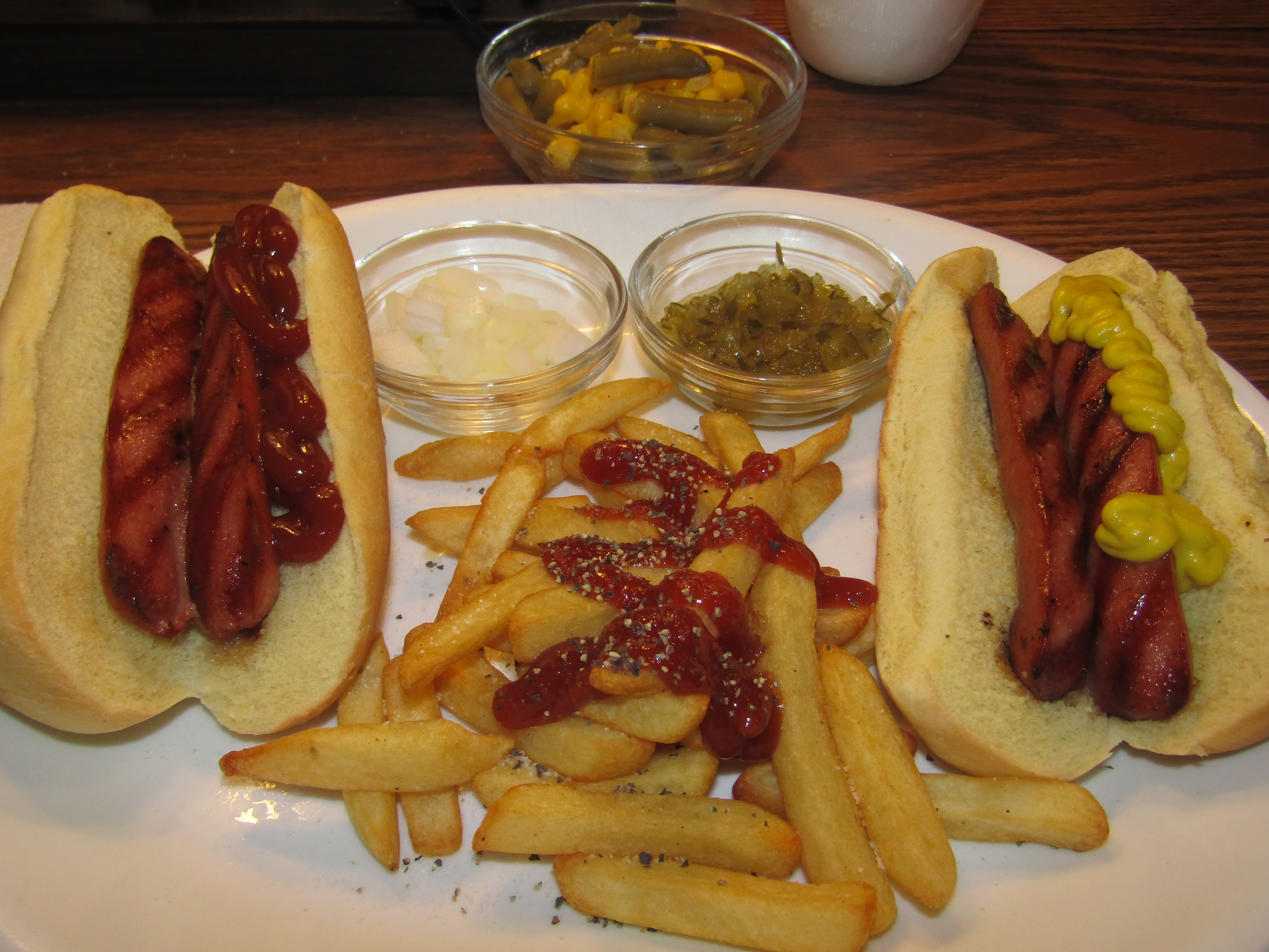 Hot Dogs, Grilled, .JPG