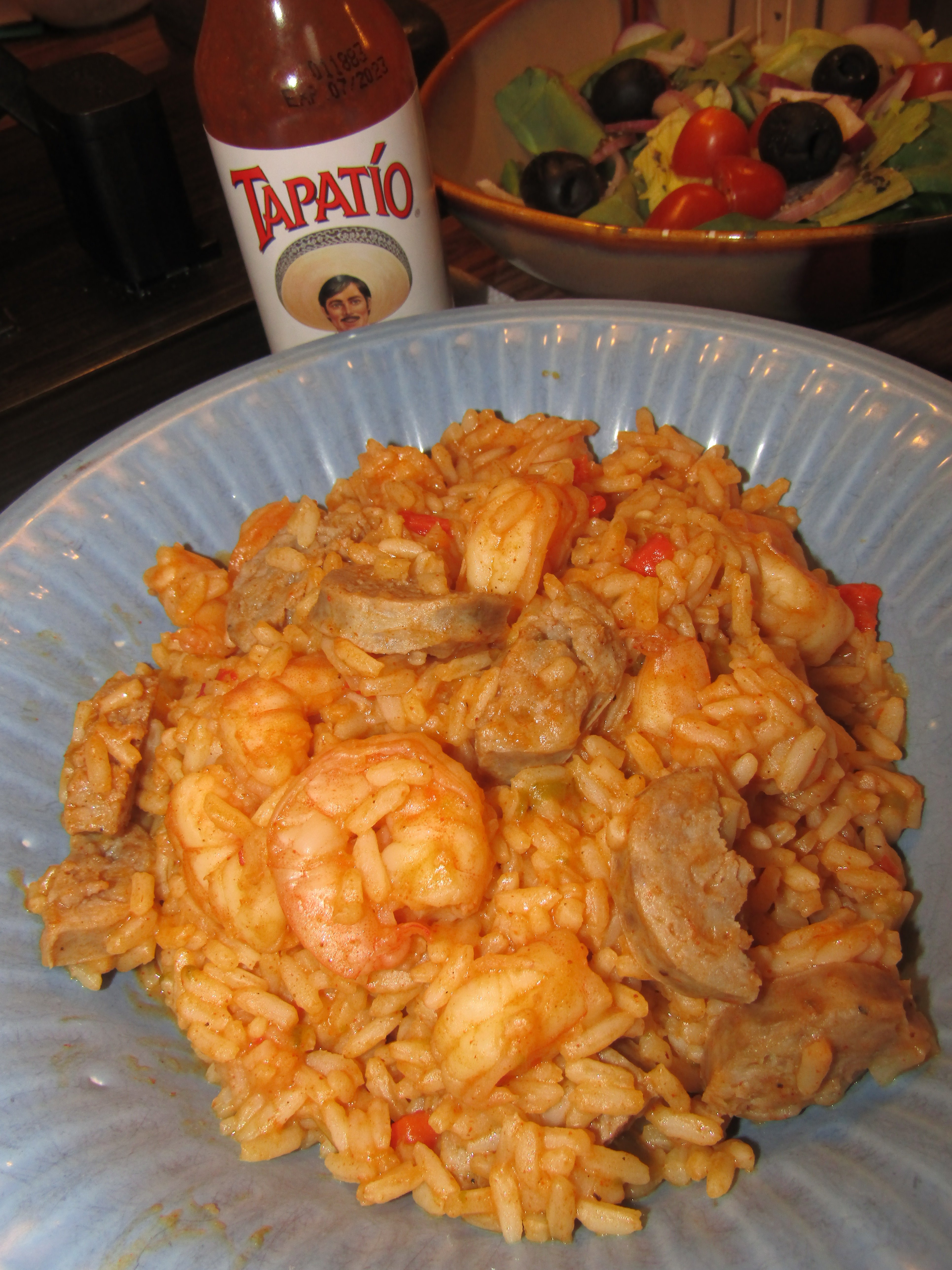 Jambalaya - Shrimp and Sausage 7-1-22.JPG