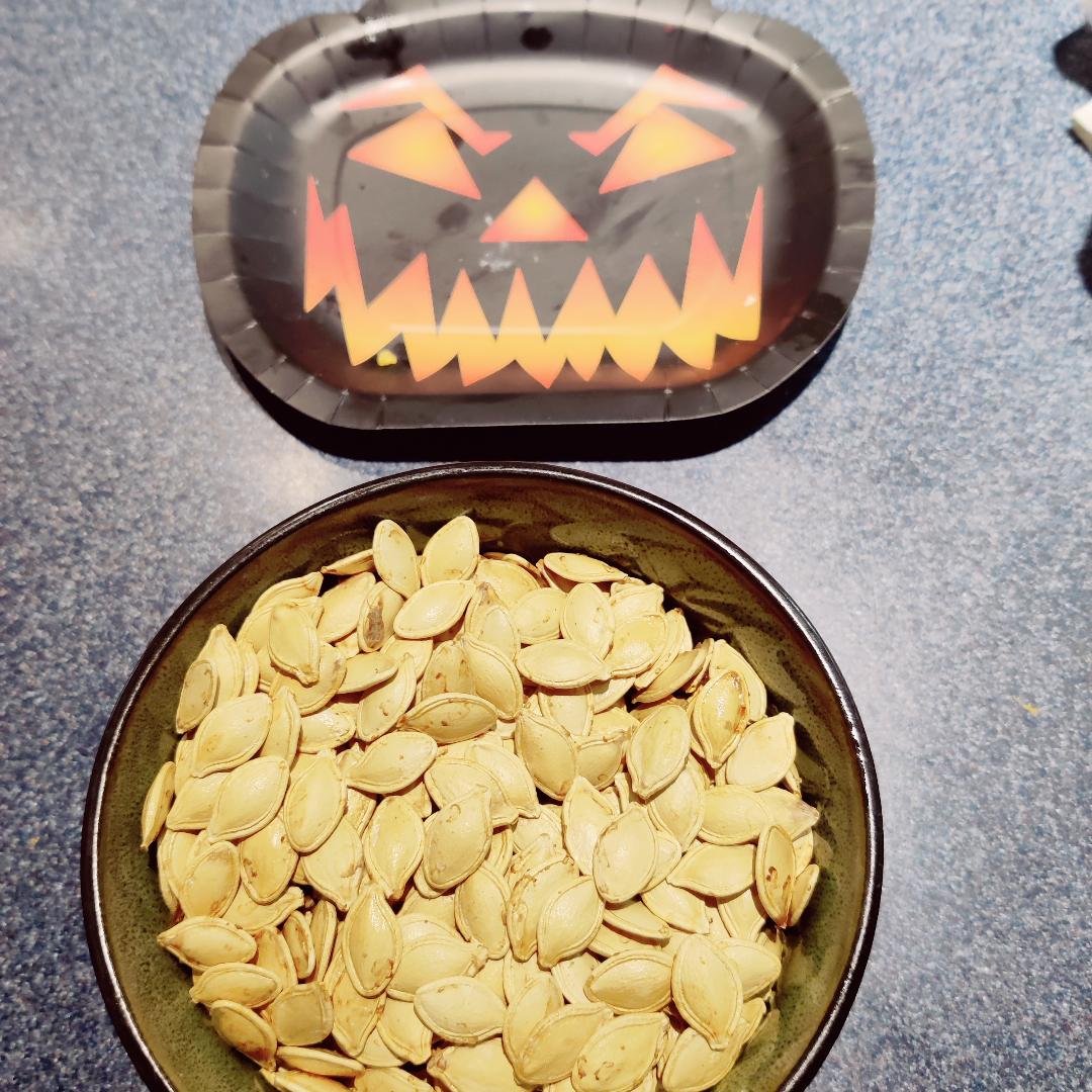 Jan and Ann's Halloween pumpkin seeds.jpg