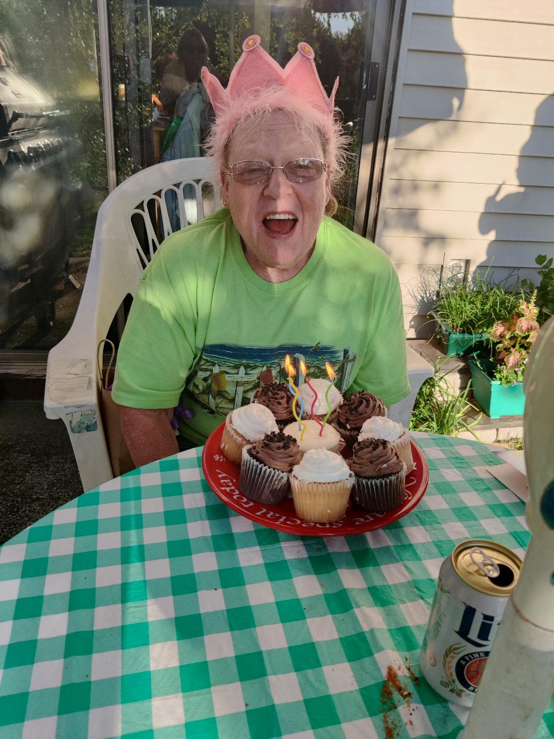 Kathy in birthday crown 2025.jpeg