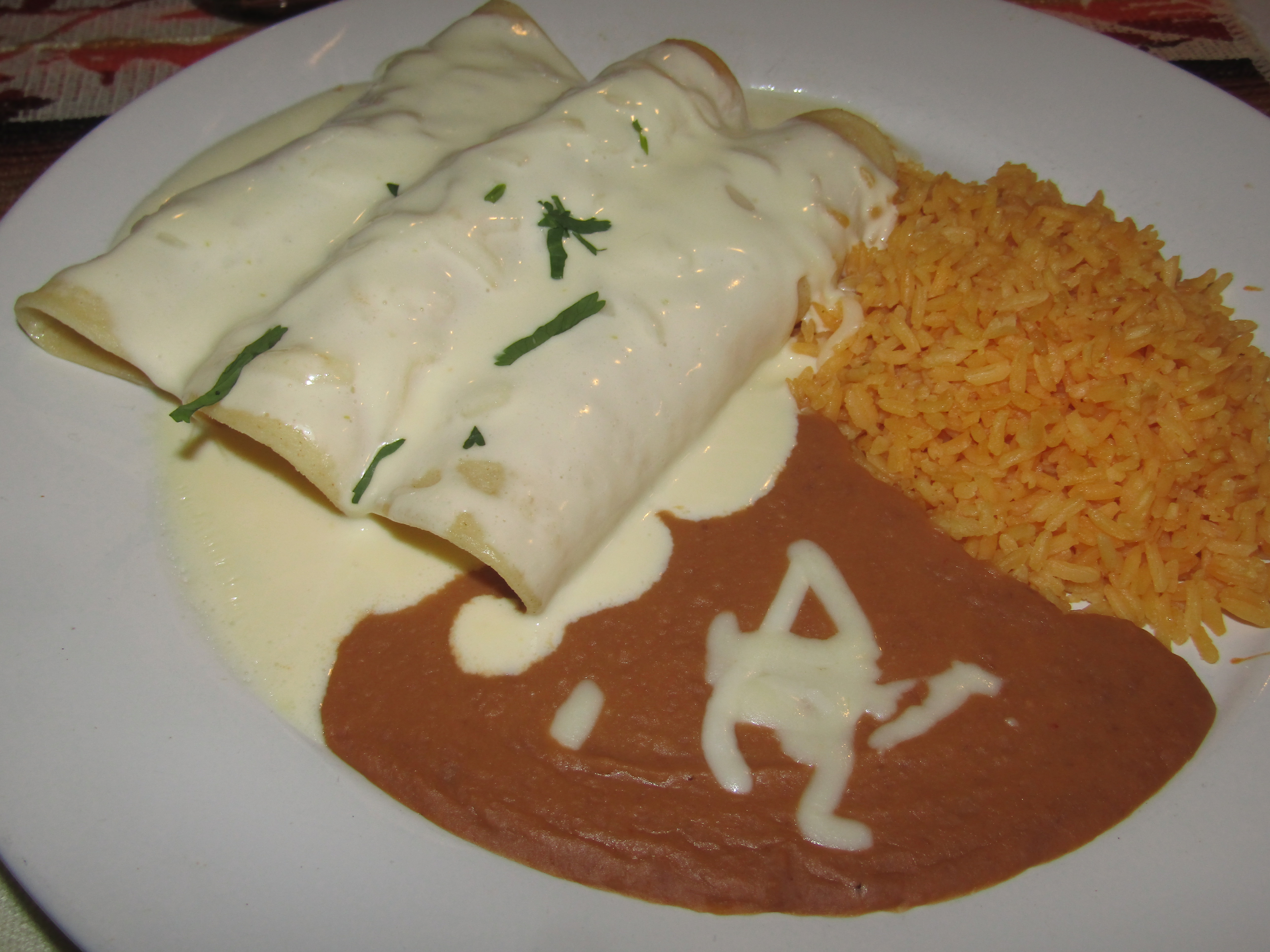 La Choza Enchiladas Sulzas.JPG