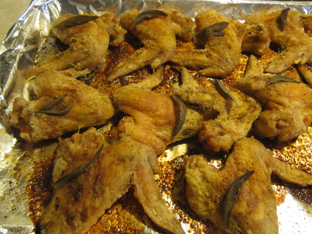 Mom's chicken wings 2 - baked.JPG