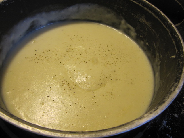 Moussaka white sauce.JPG