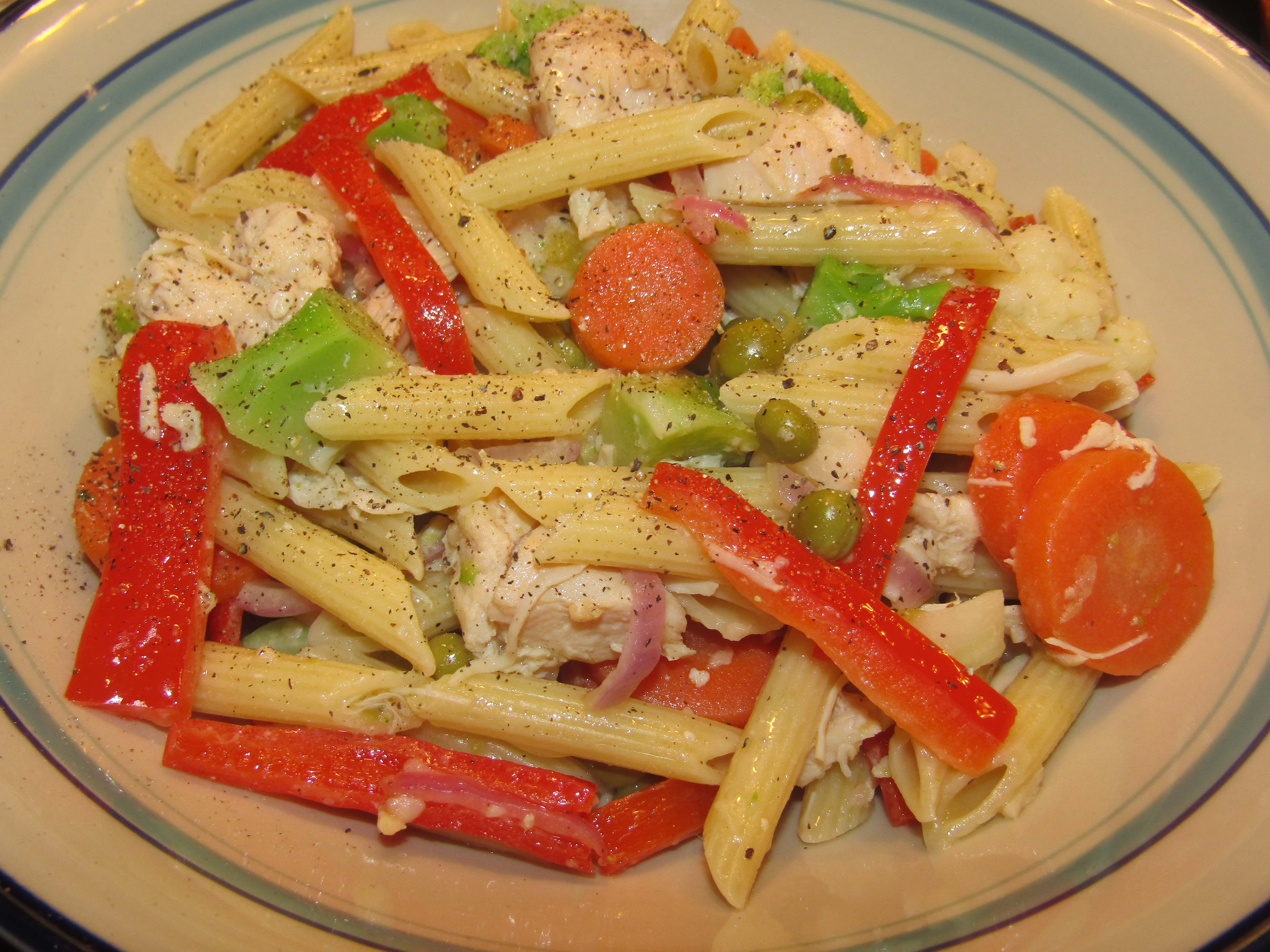 Pasta & Chicken w ith Veggies 7-19-23.JPG