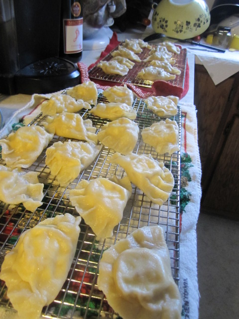 Pierogi 8 - boiled and drained.JPG