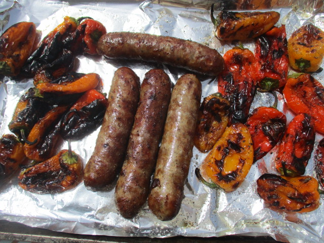 Sausages and peppers.JPG