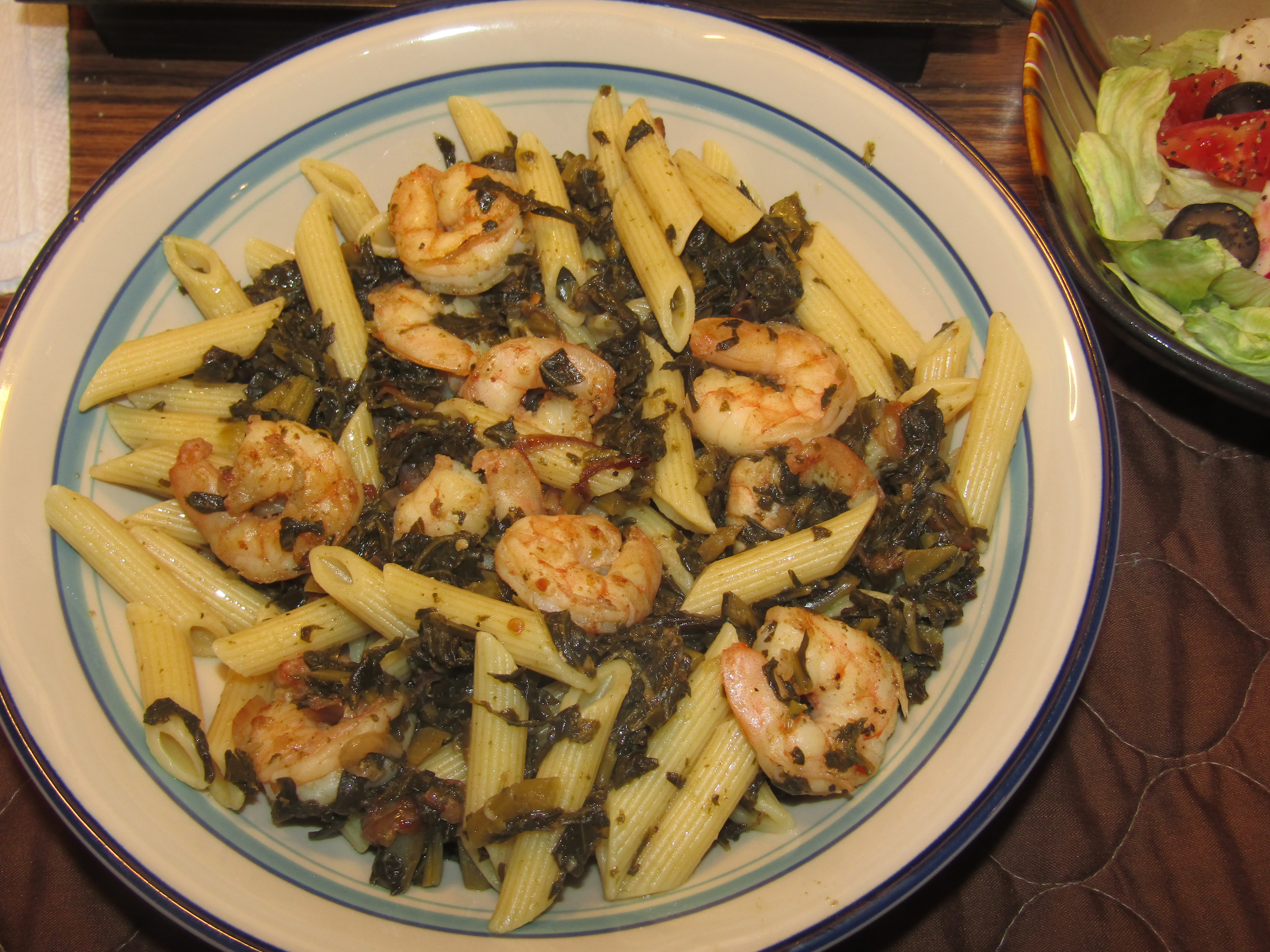 Shrimp & Penne - Collards 9-27-23.JPG