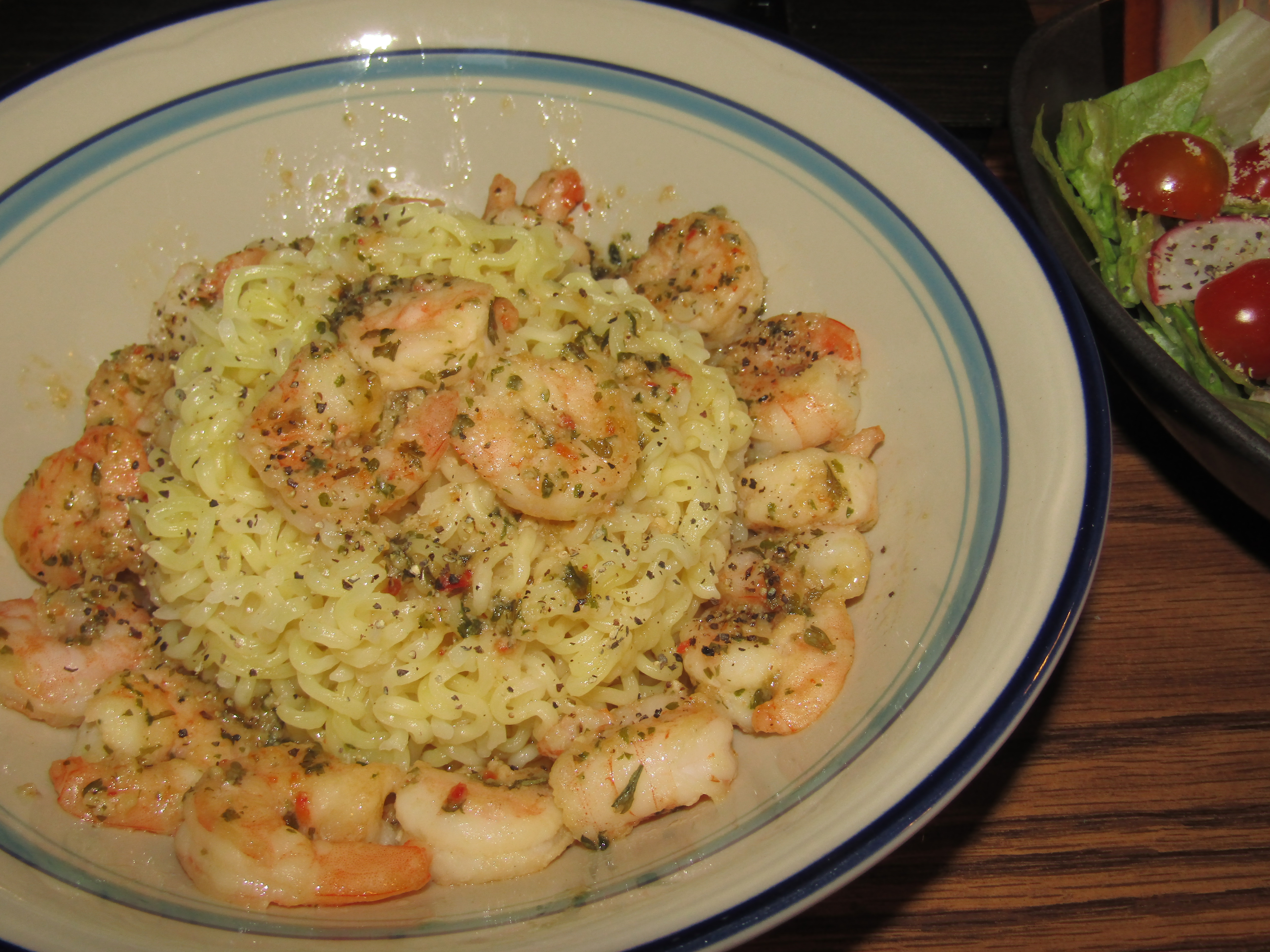 Shrimp Scampi with Ramen 4-15-22.JPG