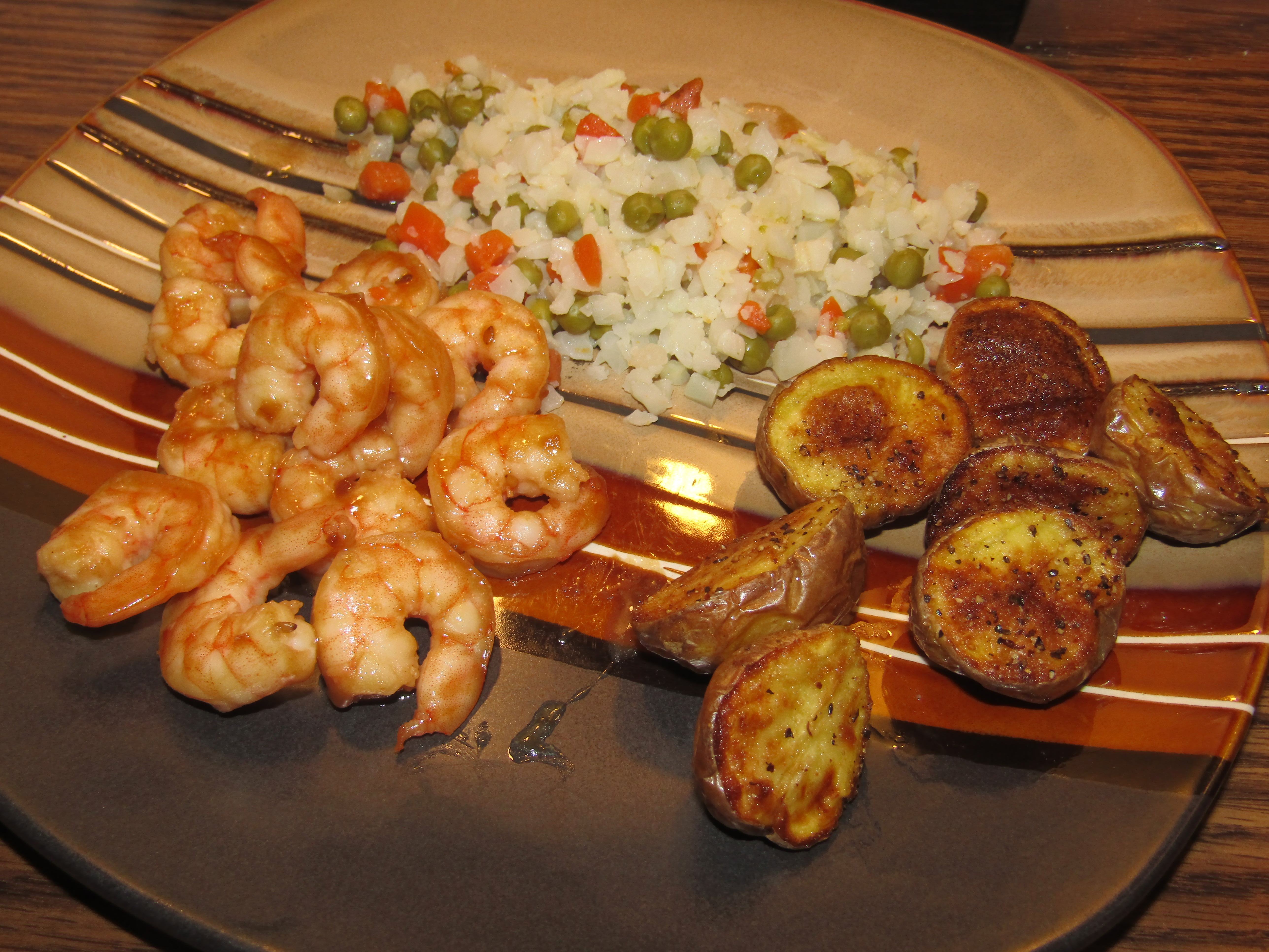 Shrimp, Teriyaki w. Riced Caul  11-29-25.JPG