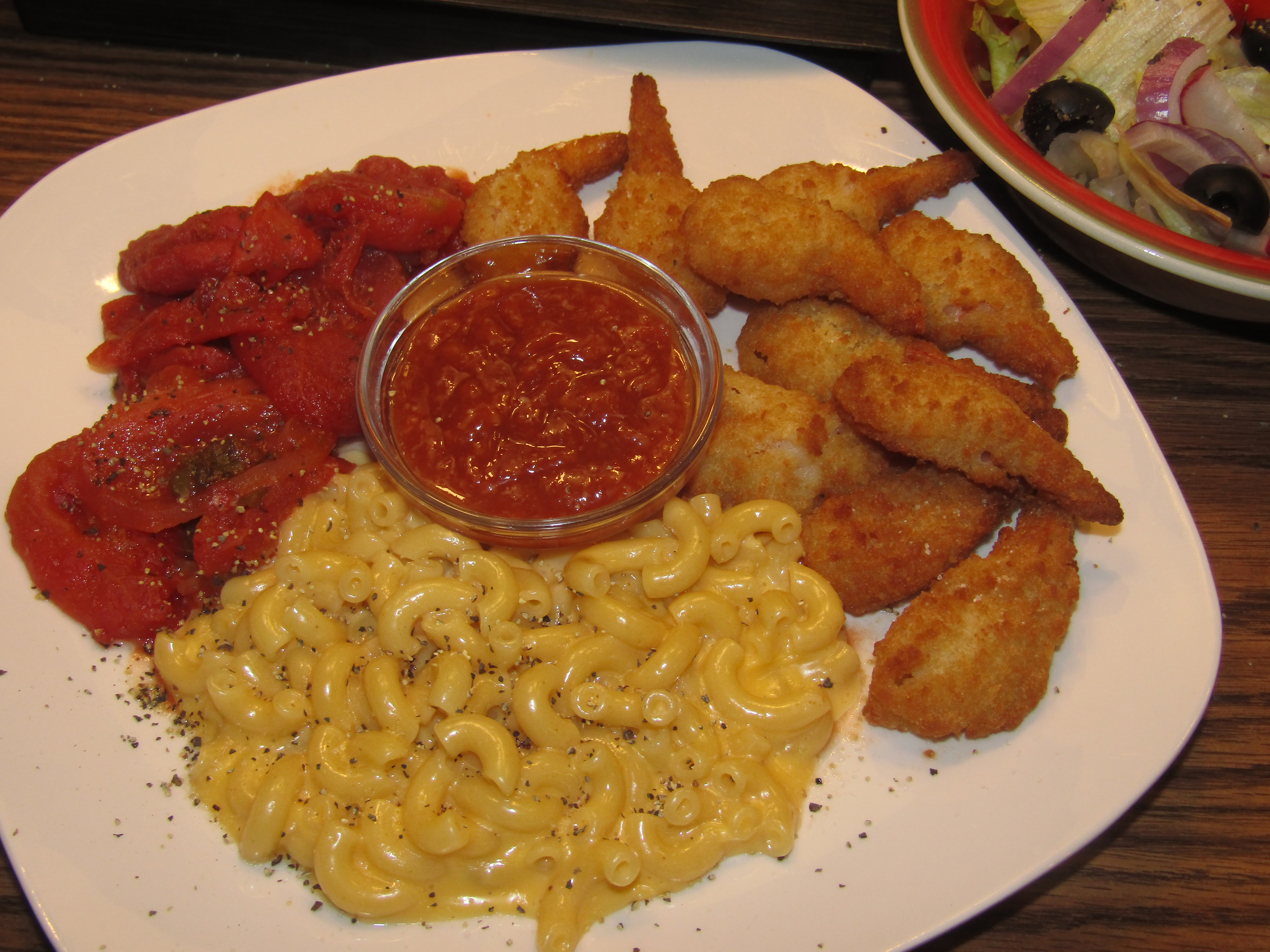 Shrimps, Mac 'n Cheese 9-30-22.JPG