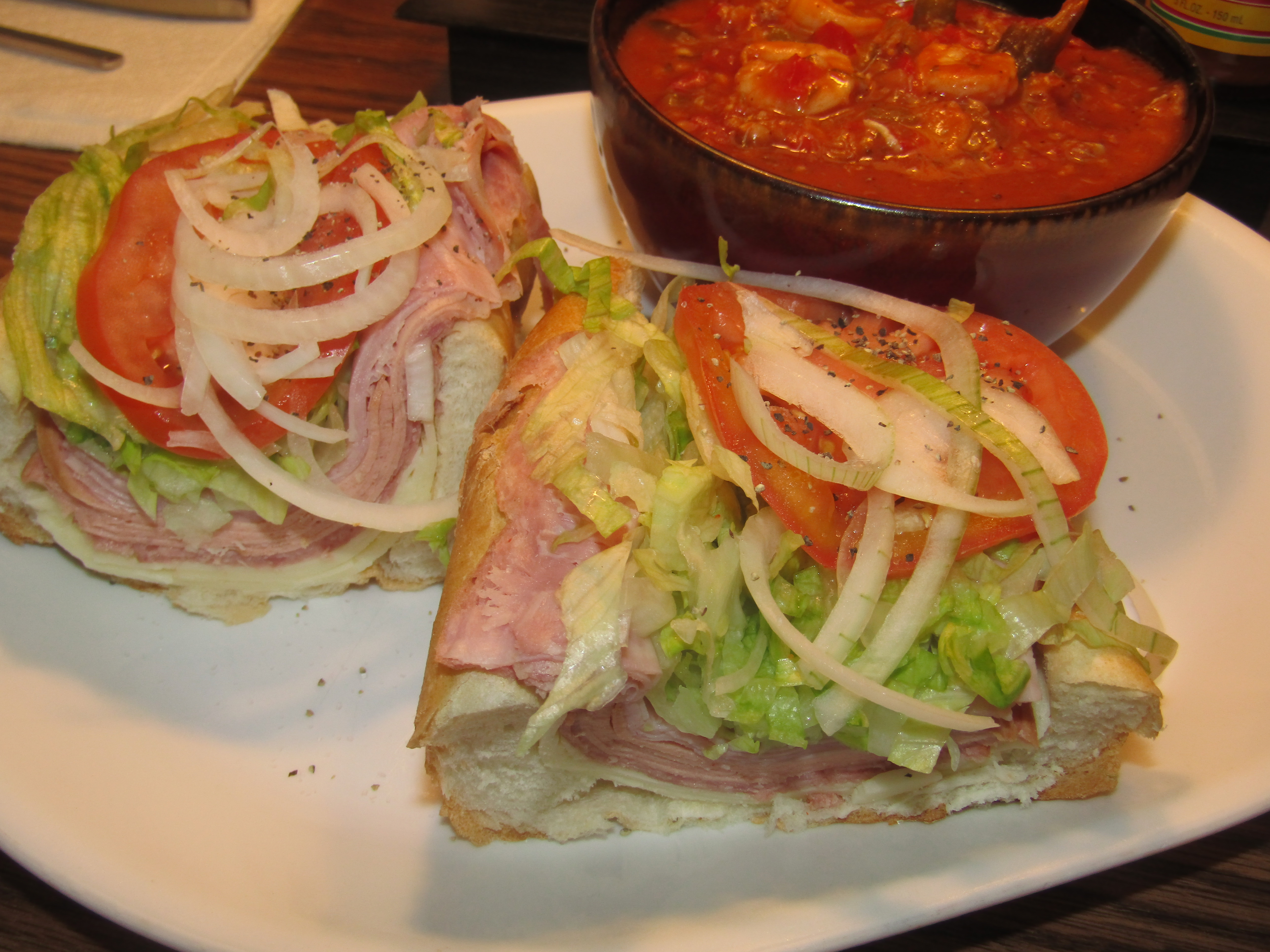 Soup & Sandwich Gumbo& Ham & american 5-10-24.JPG