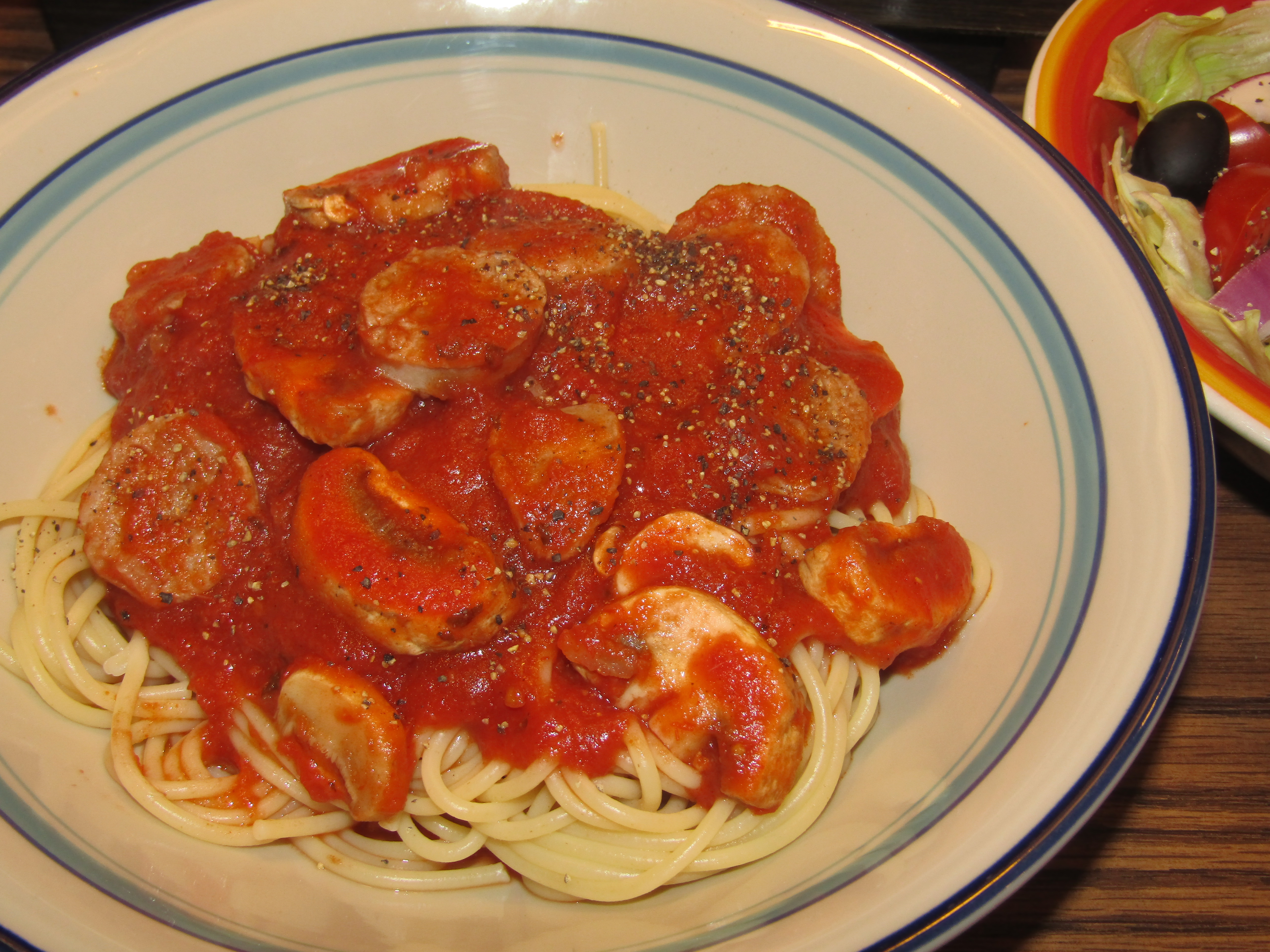 Spaghetti with Sausage & 'Shrooms 11-23-22.JPG