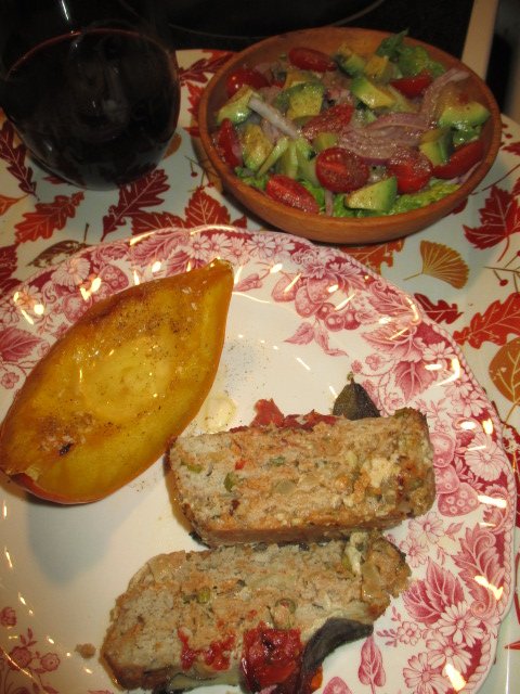 Turkey meatloaf plated.JPG