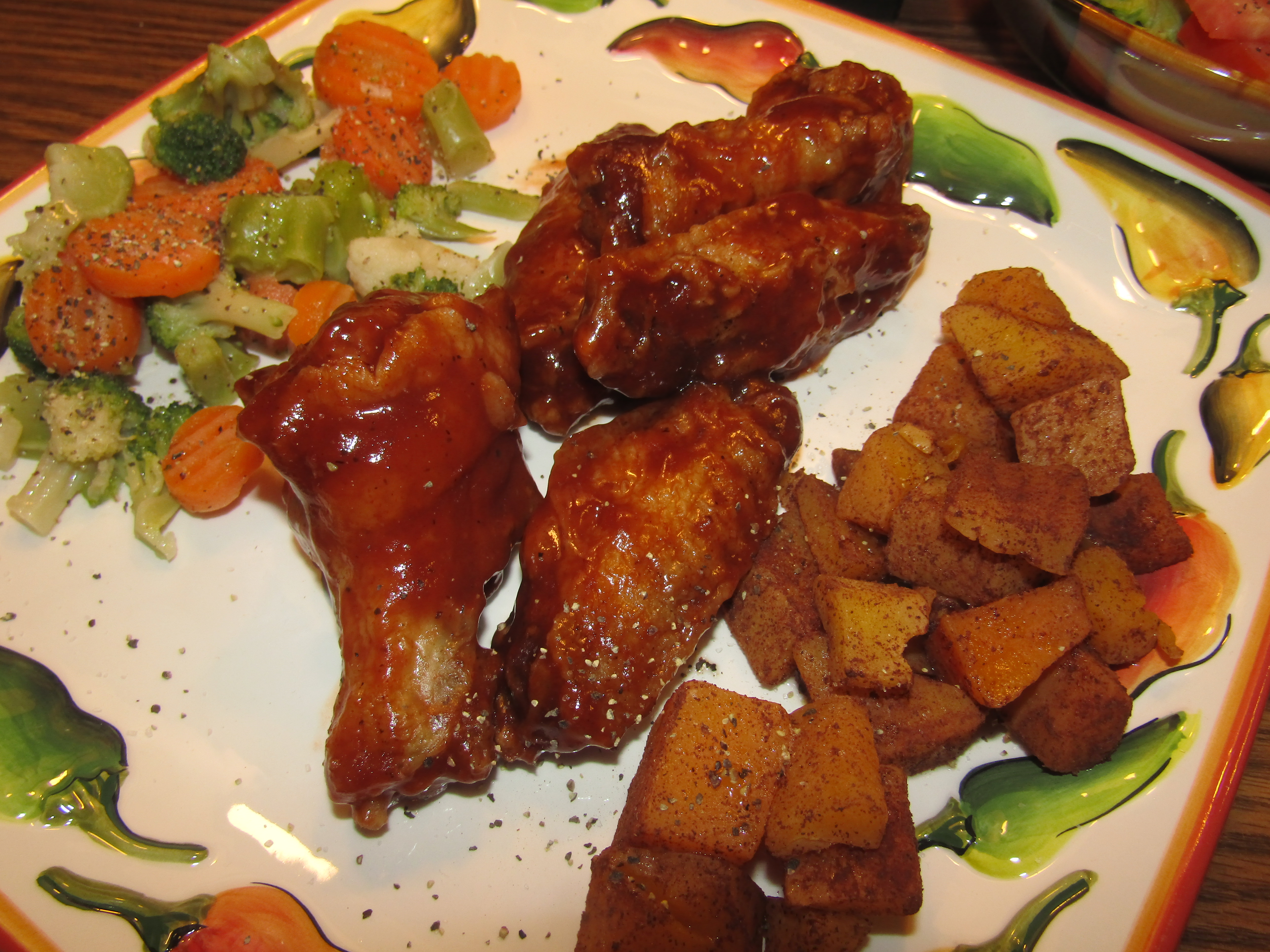 Wings, BBQ -Cinnamon Squash 2-6-23.JPG