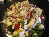 Bahamian salad with dressing.JPG