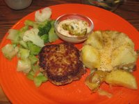 Crab Cake, Pan Fried, Cheesey Baked .jpg