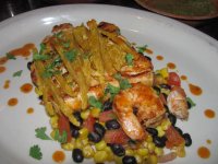 Mahi-Mahi with Shrimp and a Black Bean and Corn mix.jpg