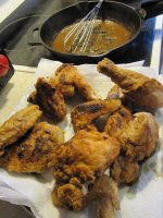 Gumbo, fried chicken and roux.JPG