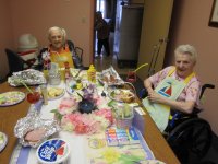 Mom and Mick at Easter dinner, 2012.JPG