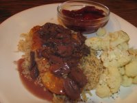 Chicken Marsala, Harvard Beets, Cauliflower.jpg