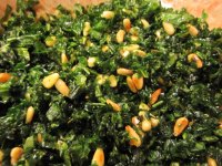 Bok choy, tossed with nuts.JPG