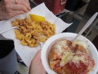 Fried calamari and  arancini, St. Anthony 8-15.JPG