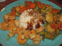 Shrimp Stir-fry, Kung Pao Sauce.jpg