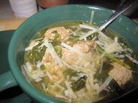 Turkey meatball and kale soup.JPG