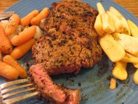 Rib-Eye, Fries, Carrots 'n Pearls.jpg