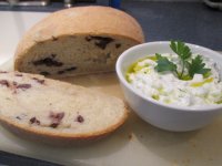 3 Olive bread and tzatziki.JPG