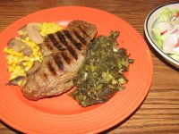 NY Strip, Collards, Corn & 'shrooms.jpg