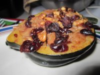 Acorn squash and fruit, cooked.JPG