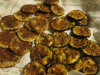 Parm zucchini and daikon chips, baked.JPG
