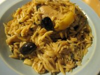 Chicken, lemon, orzo, olives.JPG