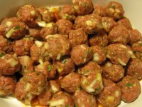 Mini meatballs, unsauced.JPG